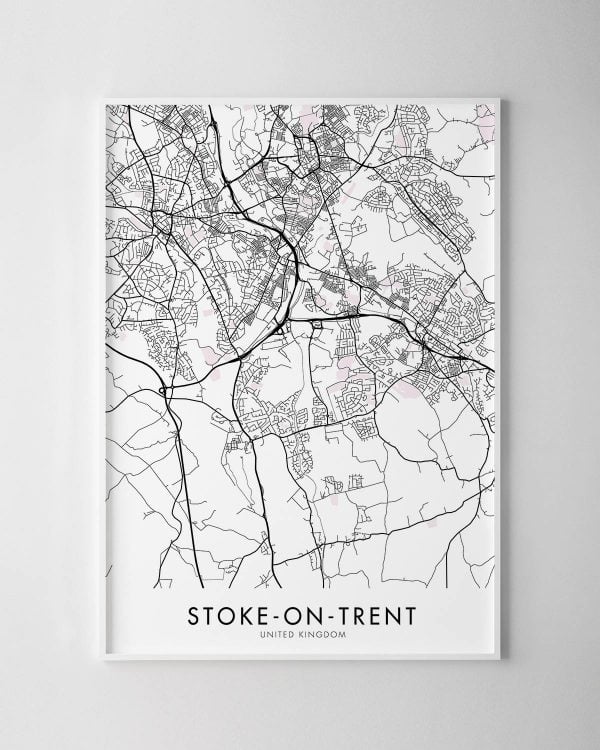 Stoke-on-Trent Map Print