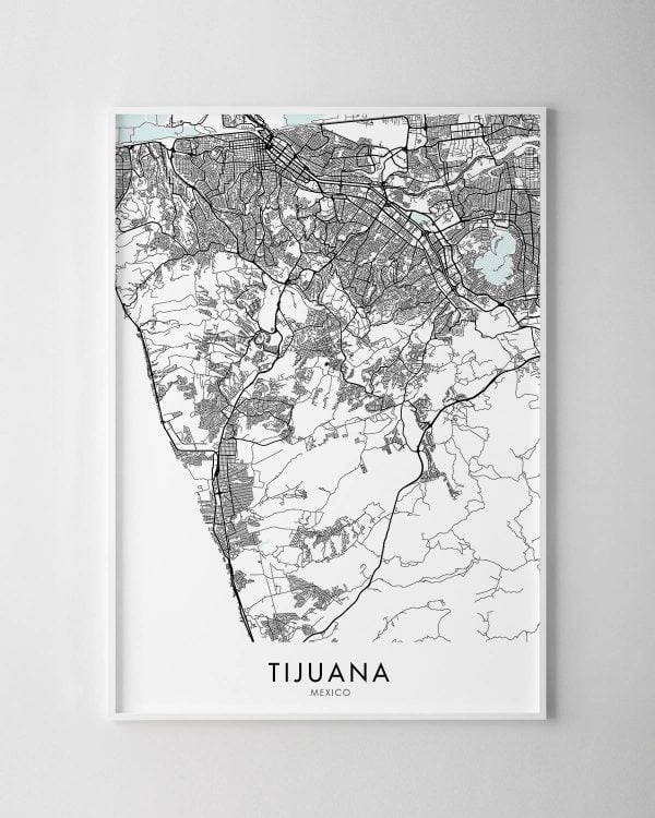 Tijuana Map Print