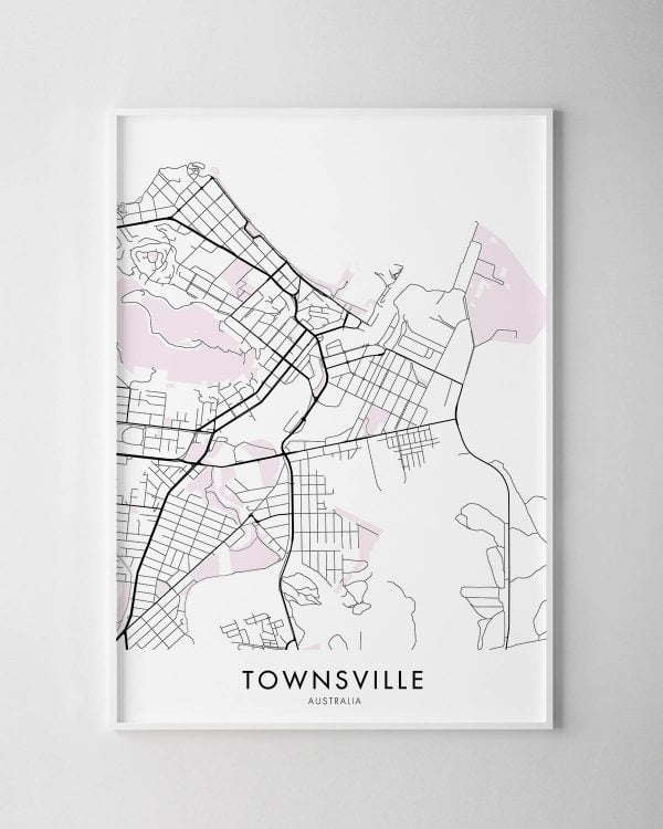 Townsville Map Print