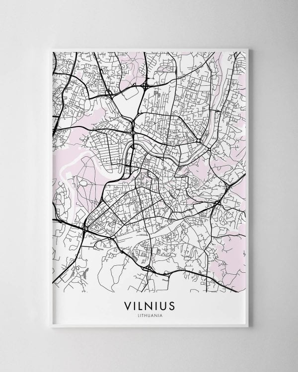 Vilnius Map Print