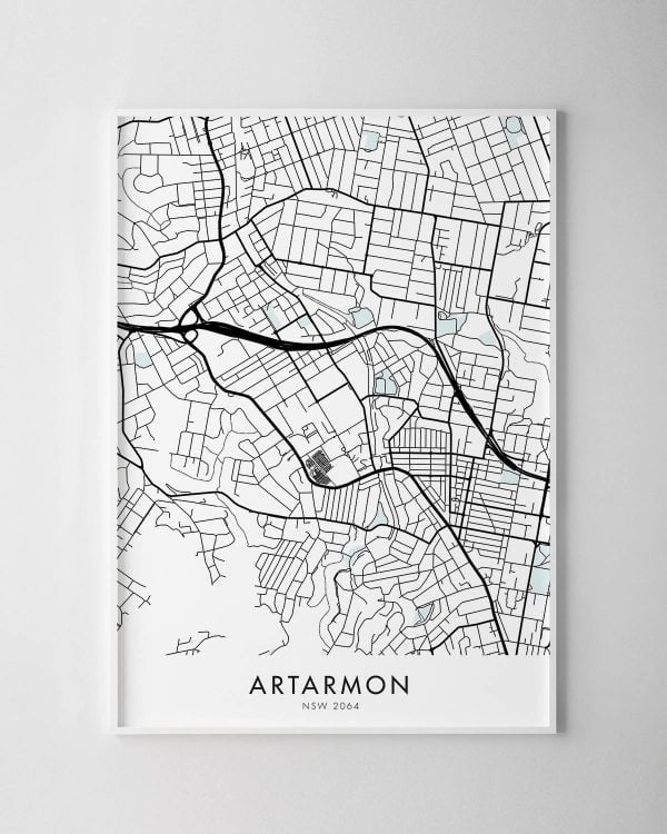 Sydney – Artarmon Map Print