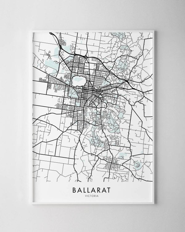 Ballarat VIC Map Print