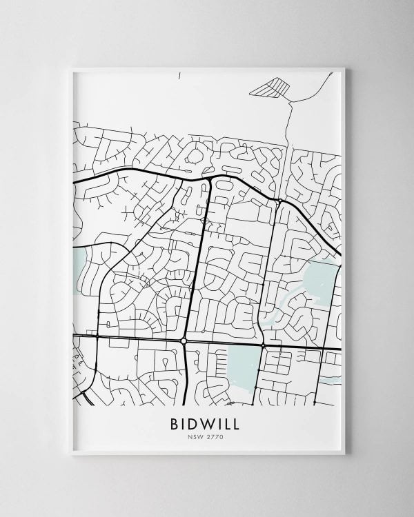 Sydney – Bidwill Map Print