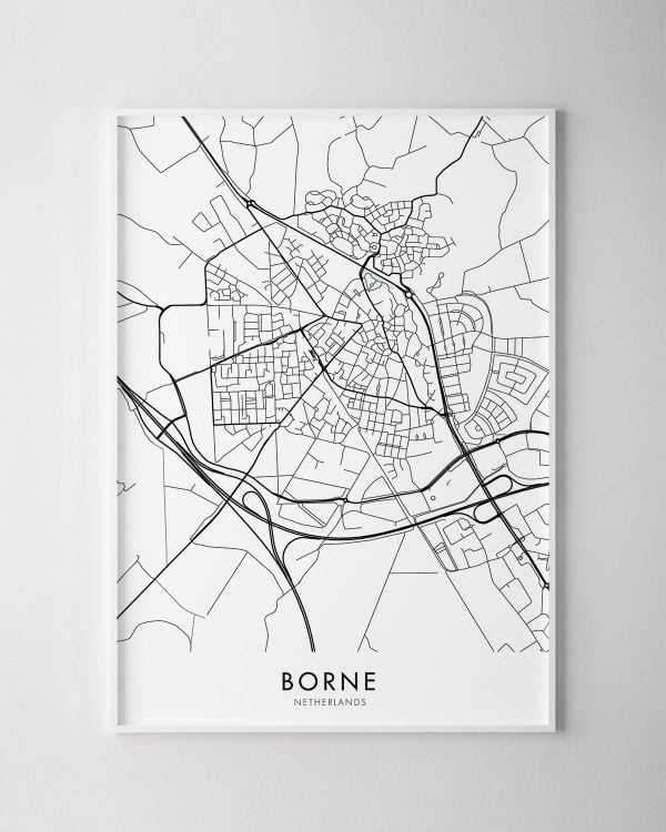 Borne Map Print