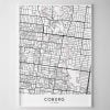 Melbourne – Coburg Map Print