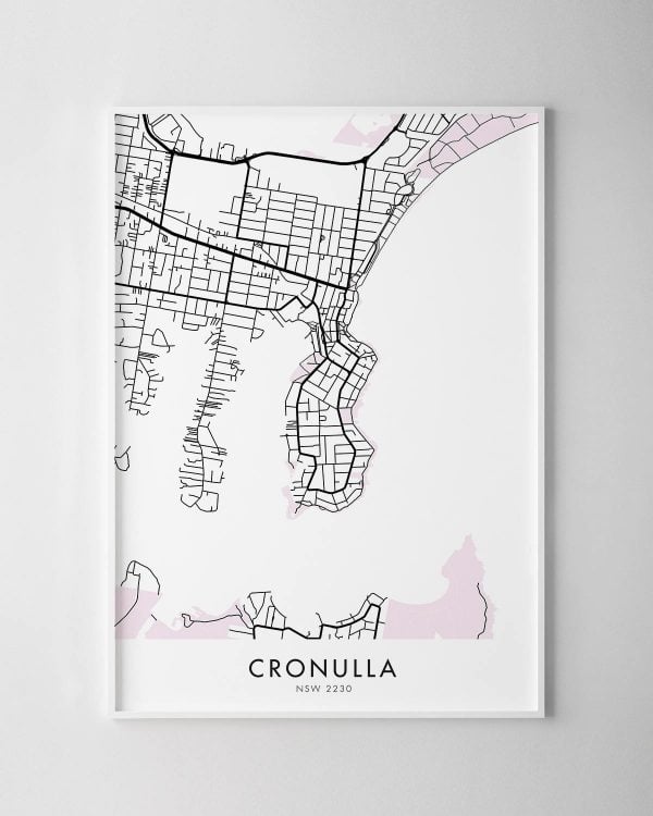 Sydney – Cronulla Map Print
