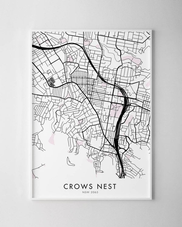 Sydney – Crows Nest Map Print