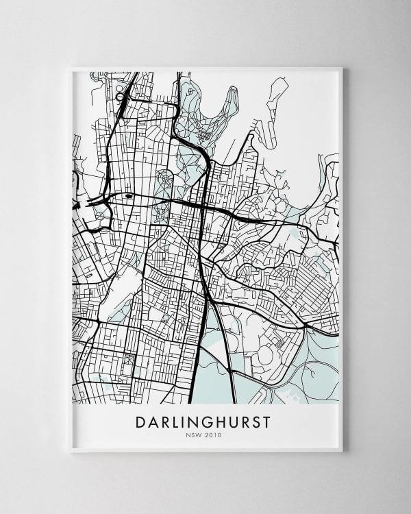 Sydney – Darlinghurst Map Print