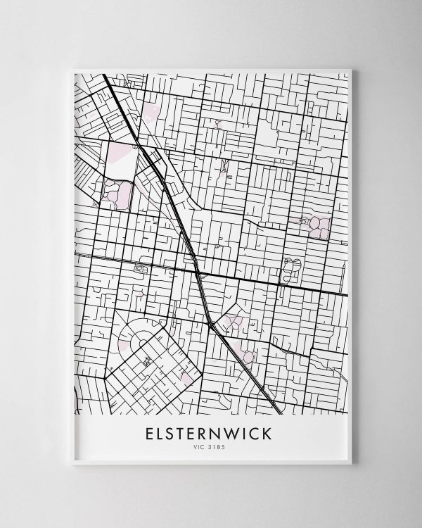 Melbourne – Elsternwick Map Print