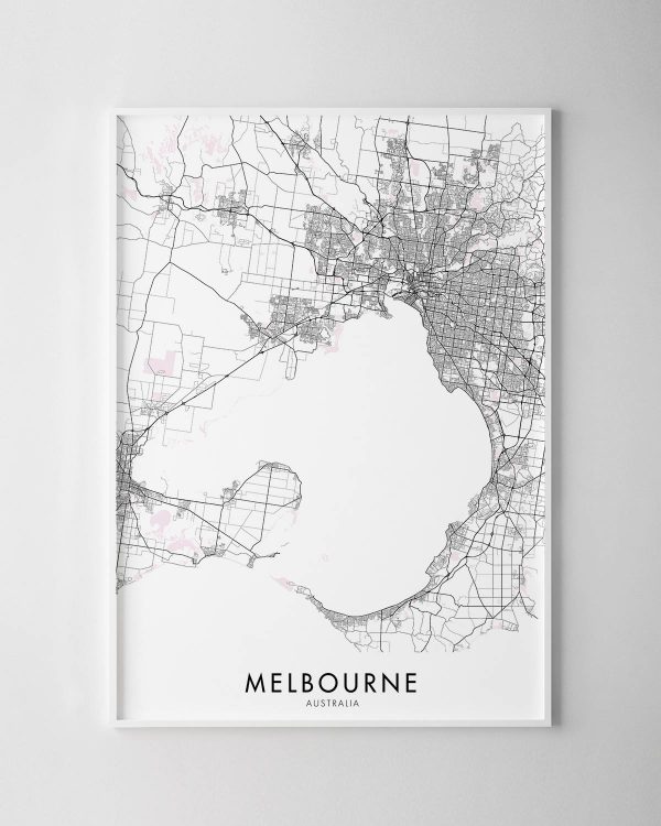 Melbourne Map Print
