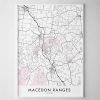 Macedon Ranges VIC Map Print