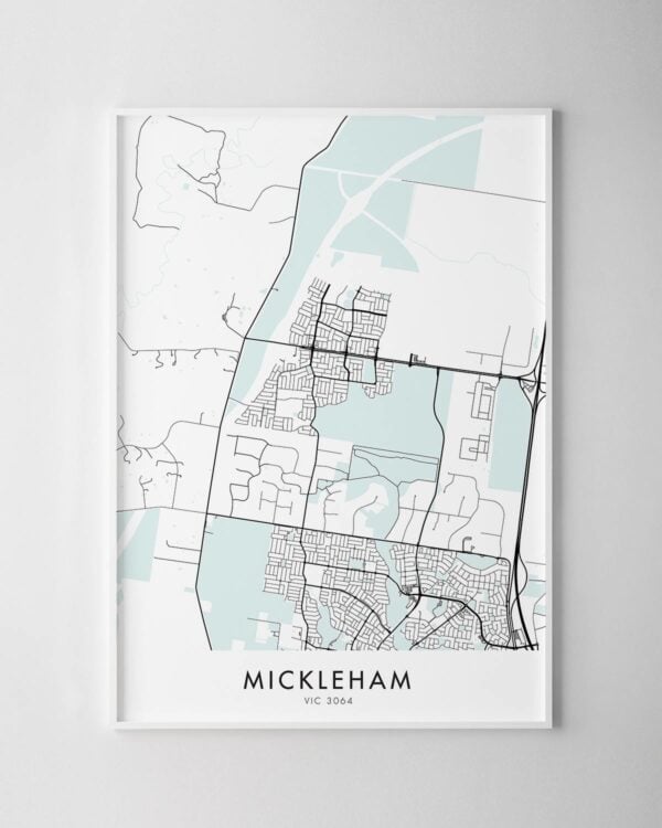 Melbourne – Mickleham Map Print