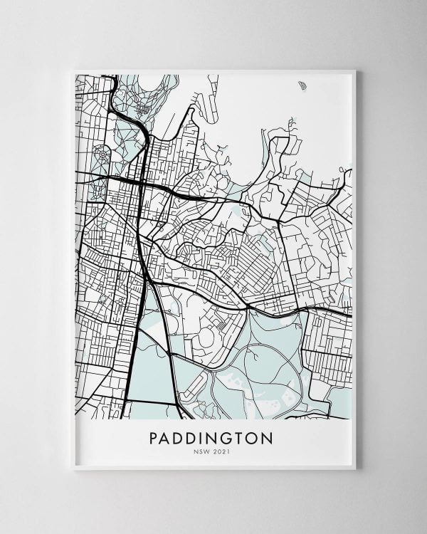 Sydney – Paddington Map Print