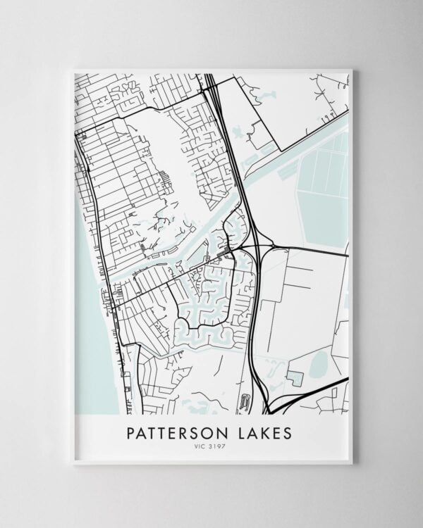 Melbourne – Patterson Lakes Map Print