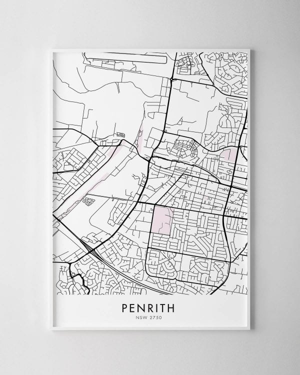 Sydney – Penrith Map Print