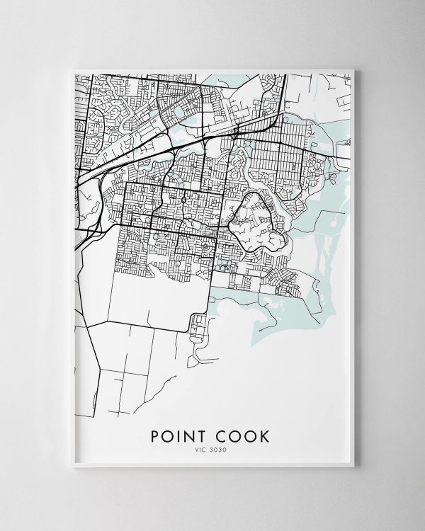 Melbourne – Point Cook Map Print