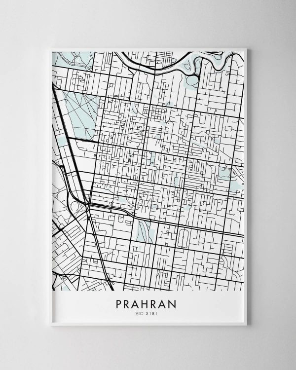 Melbourne – Prahran Map Print