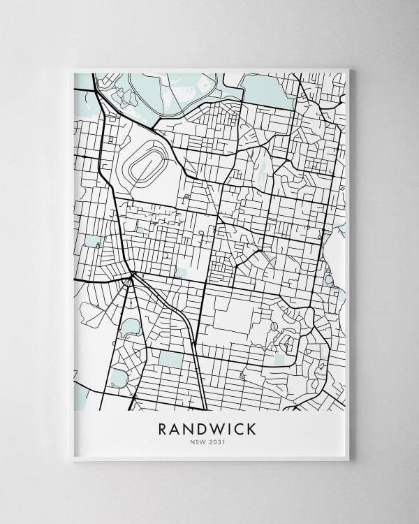 Sydney – Randwick Map Print