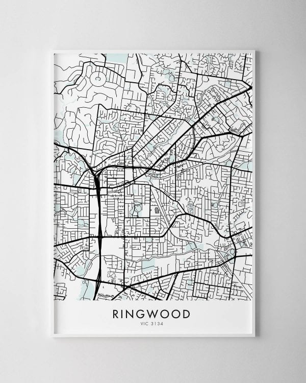Melbourne – Ringwood Map Print