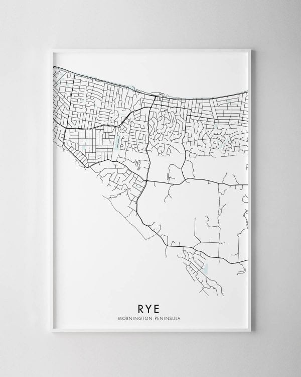Rye Map Print