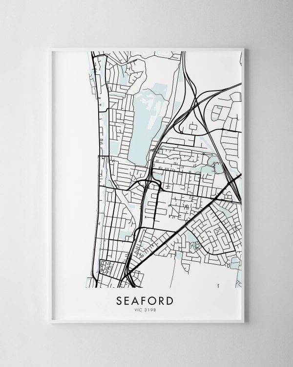 Melbourne – Seaford Map Print