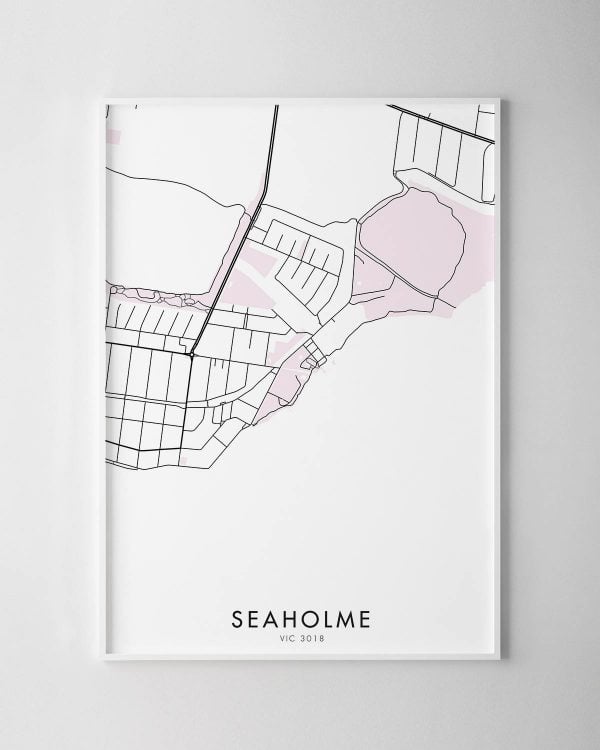 Melbourne – Seaholme Map Print