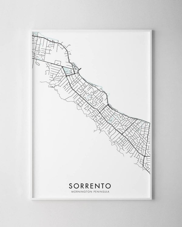 Sorrento Map Print