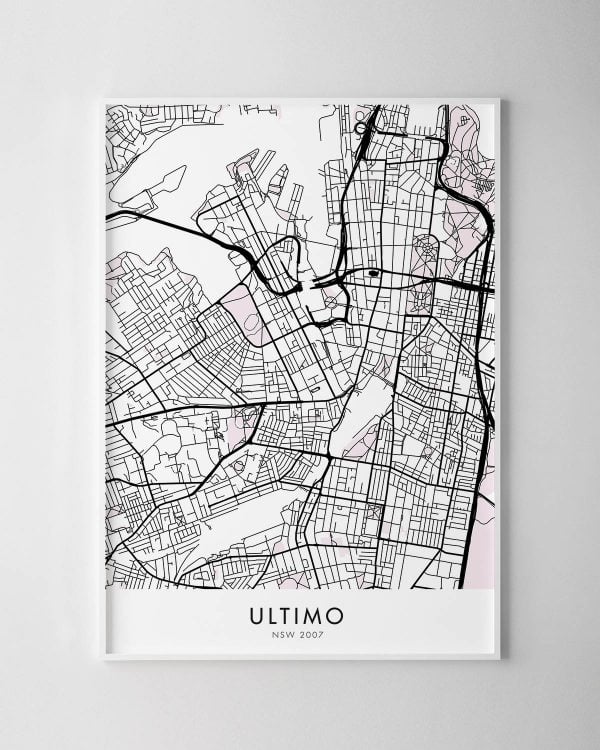 Sydney – Ultimo Map Print