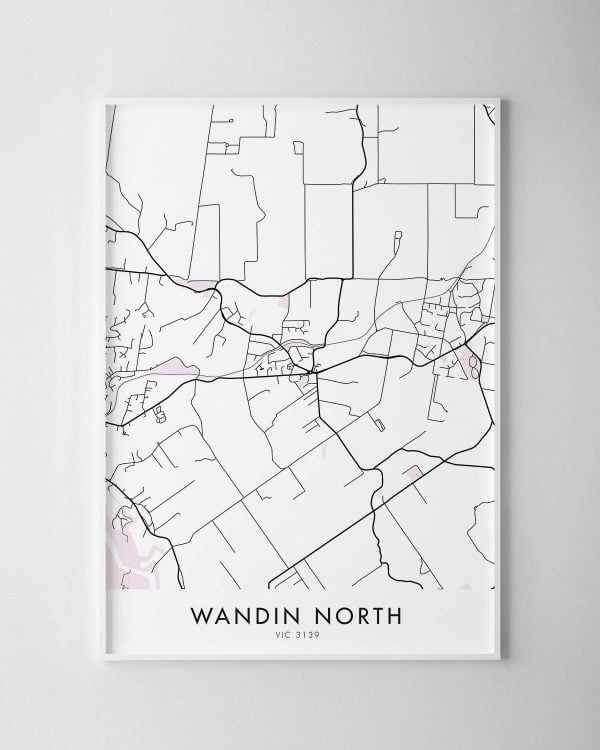 Melbourne – Wandin North Map Print