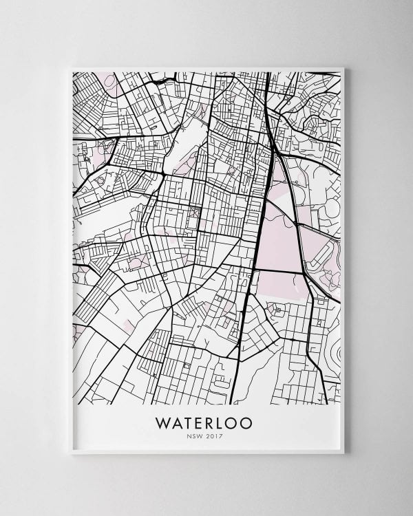 Sydney – Waterloo Map Print