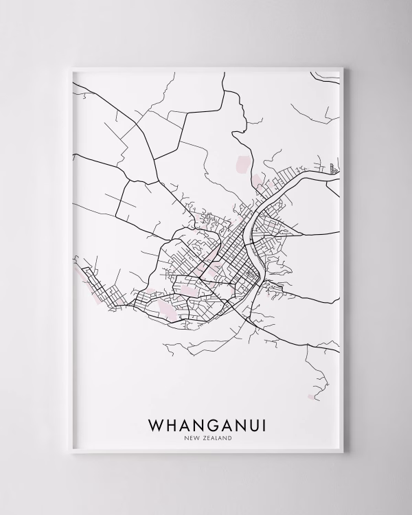 Whanganui Map Print