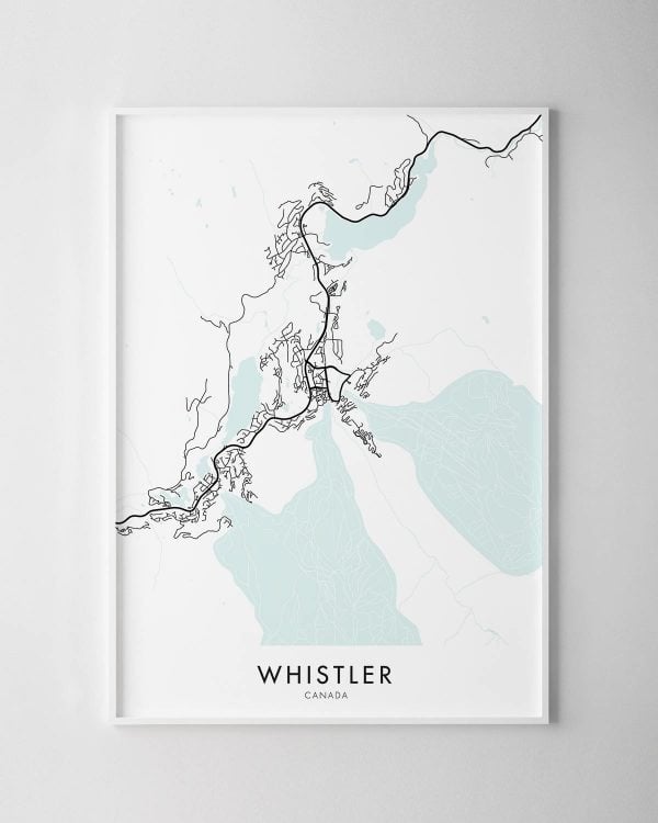Whistler Map Print