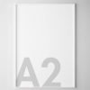 A2 White Poster Frame