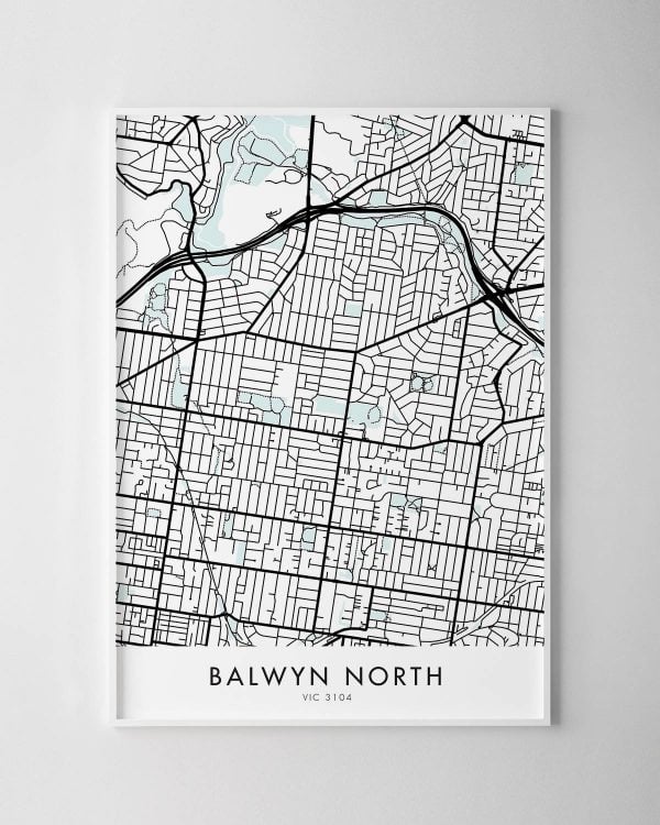 Melbourne – Balwyn North Map Print