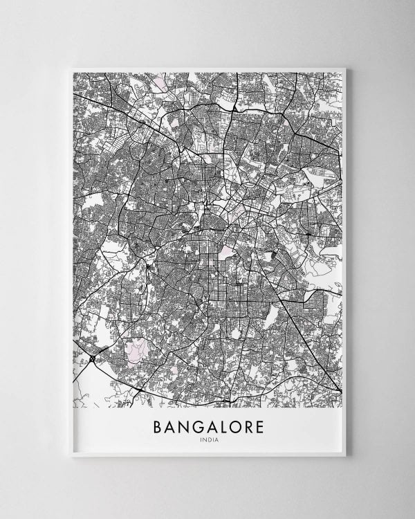 Bangalore Map Print