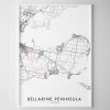 Bellarine Peninsula Map Print