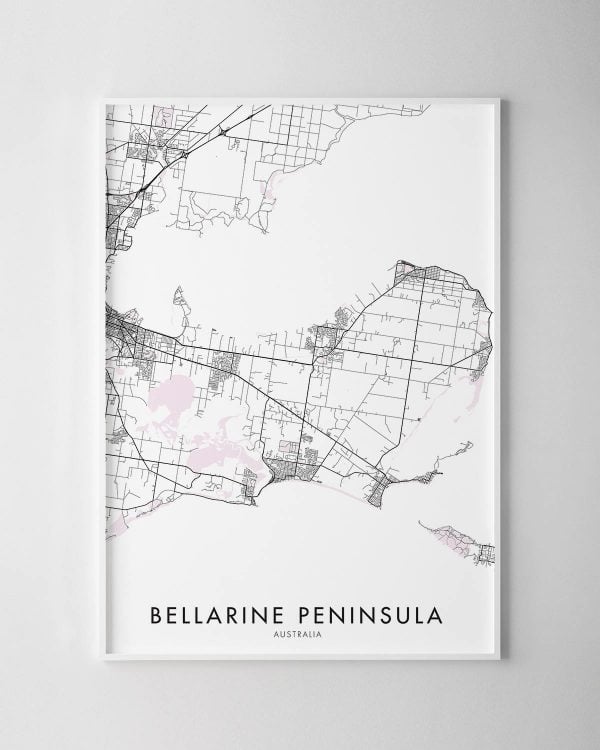 Bellarine Peninsula Map Print