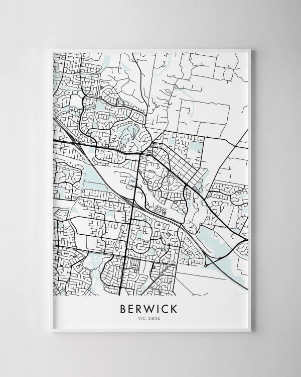 Melbourne – Berwick Map Print