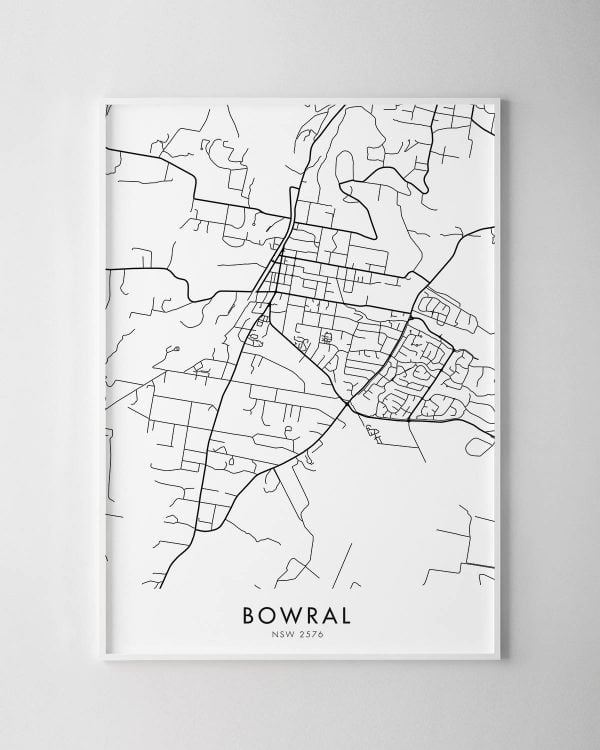 Bowral NSW Map Print