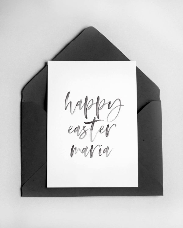 Personalised Easter Card