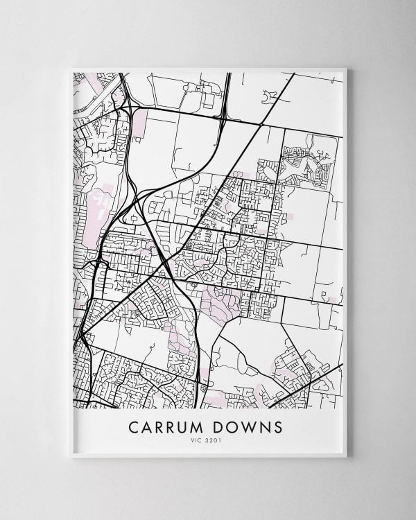 Melbourne – Carrum Downs Map Print