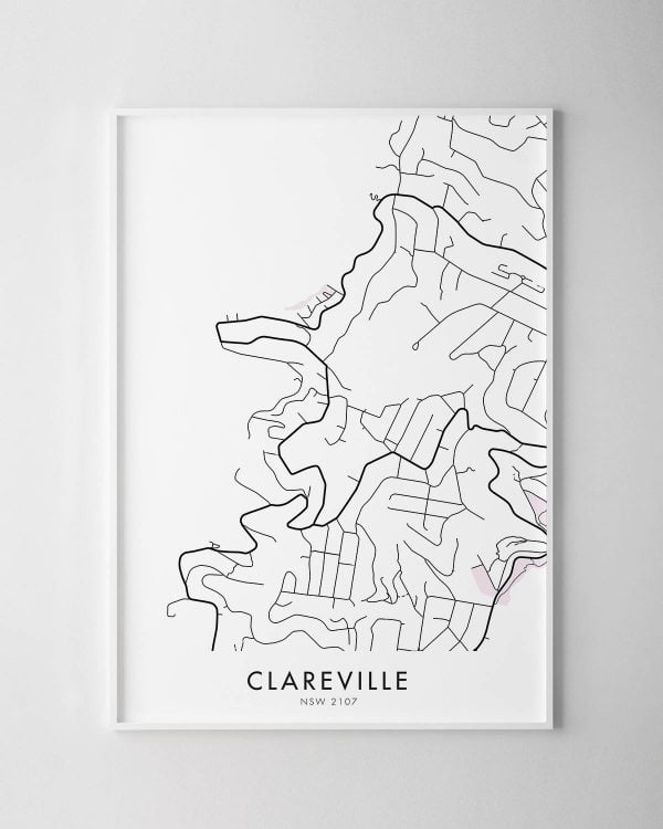 Sydney – Clareville Map Print