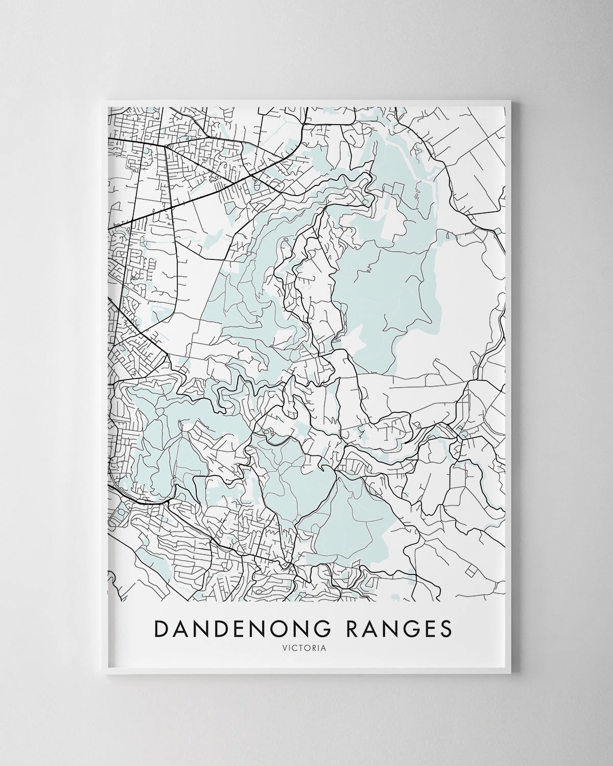 Dandenong Ranges VIC Map Print Chelsea Chelsea   1200x1500 DandenongRanges 