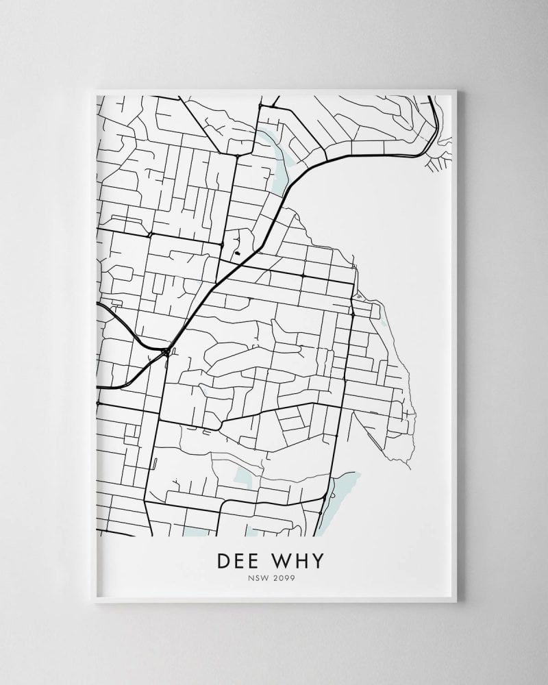 Sydney – Dee Why Map Print - Chelsea Chelsea