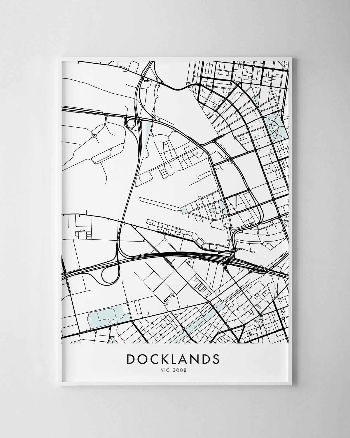 Melbourne – Docklands Map Print - Chelsea Chelsea