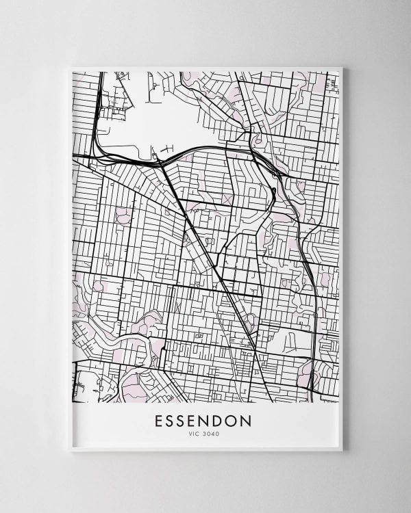 Melbourne – Essendon Map Print