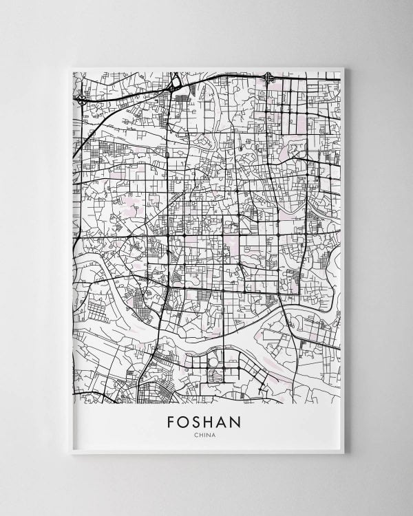 Foshan Map Print