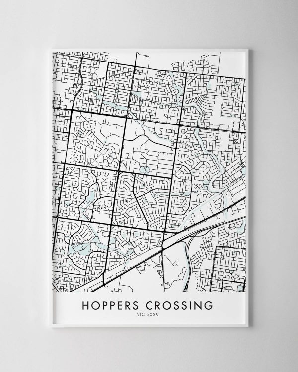 Melbourne – Hoppers Crossing Map Print