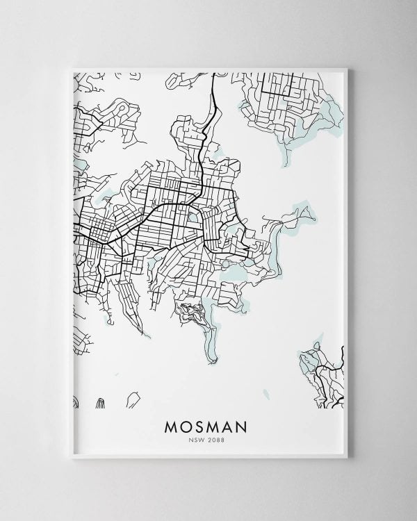 Sydney – Mosman Map Print