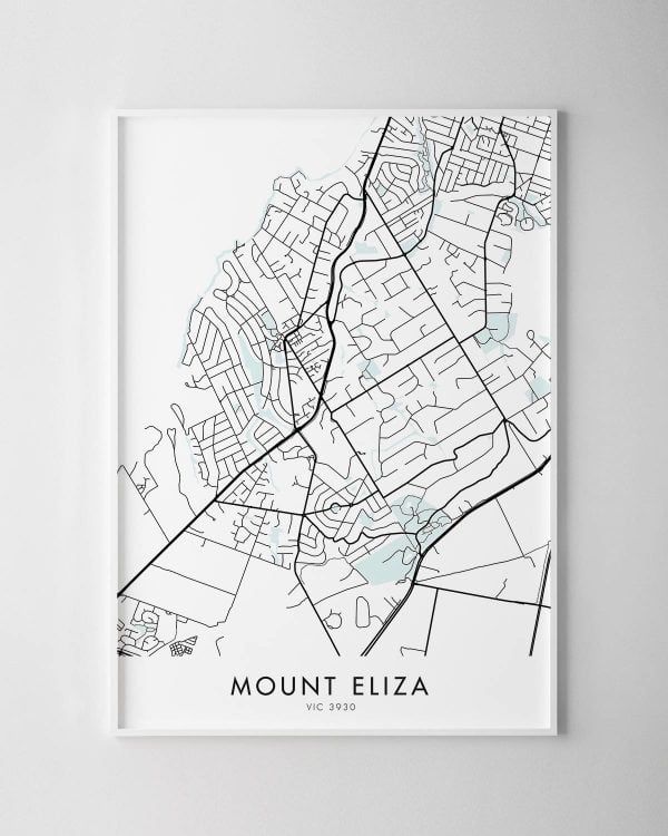 Melbourne – Mount Eliza Map Print